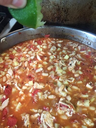 Chili in a pot