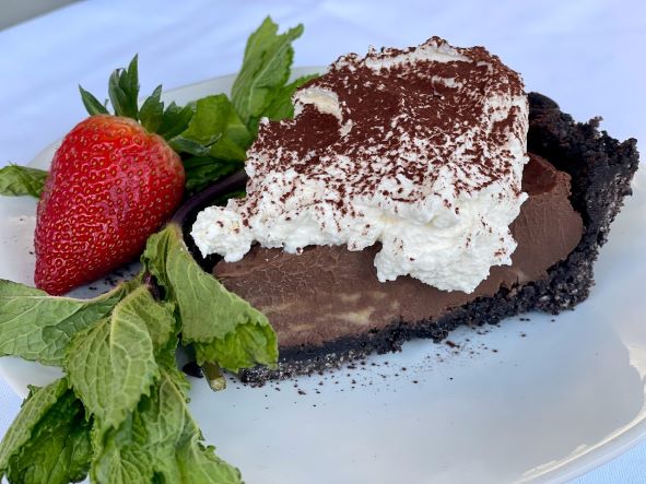 Chocolate Creme Pie Slice