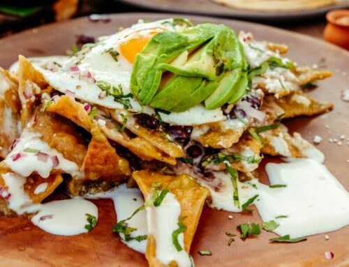 CHILAQUILES IN GREEN SAUCE