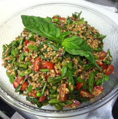 farro grain salad