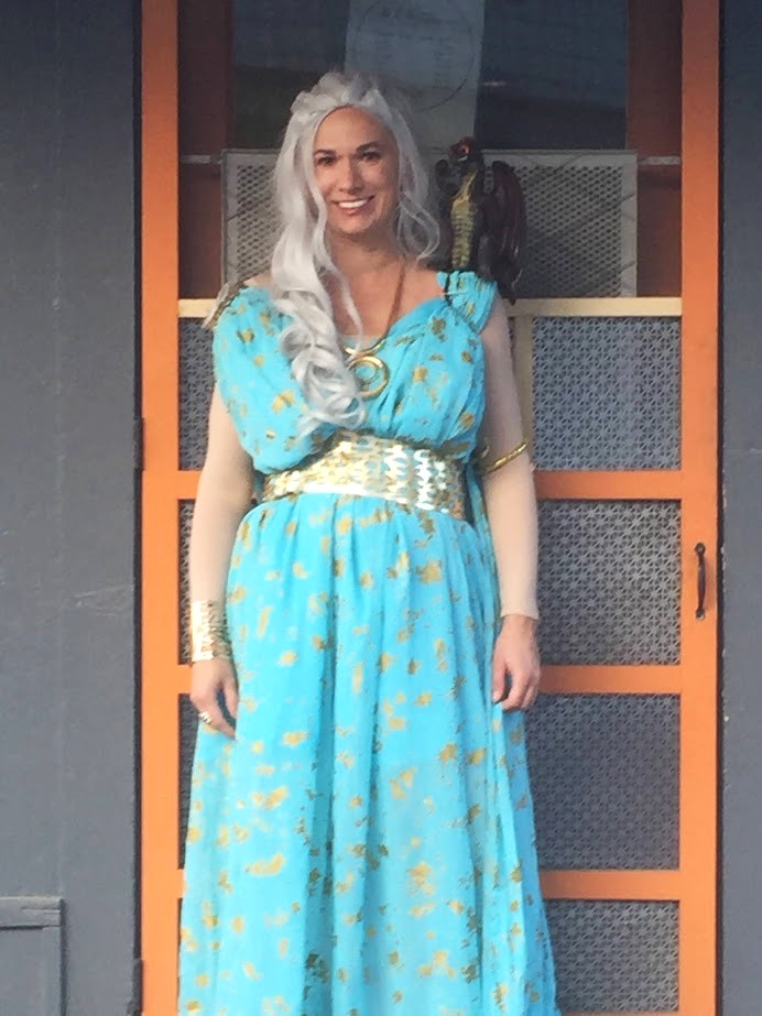 woman in costume