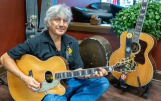 musician with guitar