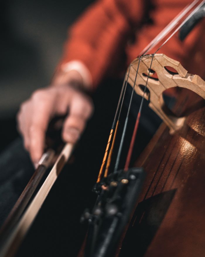 tuning strings on instrument