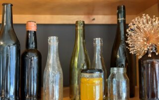 fire cider in bottle on shelf