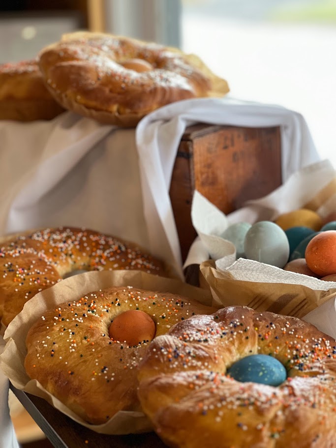 braided easter bread