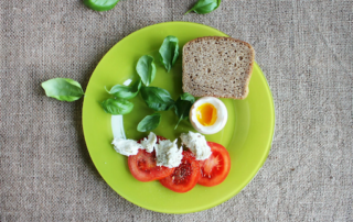 spinach on toast